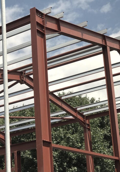 Structural engineering design for steel frame in Bournemouth